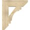 Ekena Millwork Merced Slat Rough Sawn Bracket, Douglas Fir, 6"W x 24"D x 28"H BKT06X24X28MRC06RDF - alternate 3